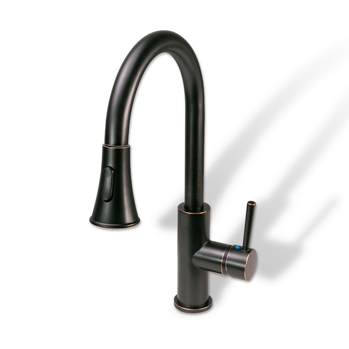 Leon Oil Rubbed Bronze Kitchen Sink Faucet With Pull Down Spout